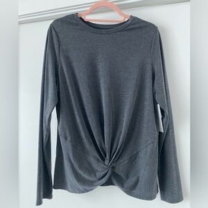 Shambhala l Long Sleeve Twist Knot T-shirt